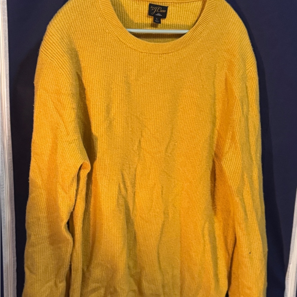 Yellow Cozy Men's Sweater